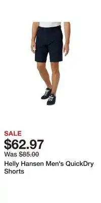 Sport Chek Helly Hansen Men's QuickDry Shorts offer