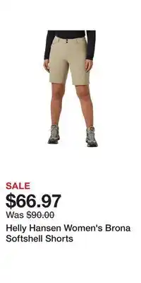 Sport Chek Helly Hansen Women's Brona Softshell Shorts offer