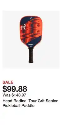Sport Chek Head Radical Tour Grit Senior Pickleball Paddle offer