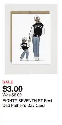 Holt Renfrew EIGHTY SEVENTH ST Best Dad Father's Day Card offer