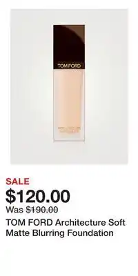 Holt Renfrew TOM FORD Architecture Soft Matte Blurring Foundation offer