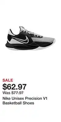 Sport Chek Nike Unisex Precision V1 Basketball Shoes offer