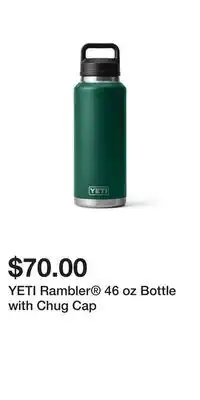 Sport Chek YETI Rambler 46 oz Bottle with Chug Cap offer