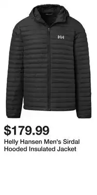 Sport Chek Helly Hansen Men's Sirdal Hooded Insulated Jacket offer