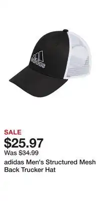 Sport Chek adidas Men's Structured Mesh Back Trucker Hat offer