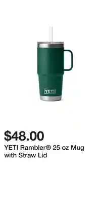 Sport Chek YETI Rambler 25 oz Mug with Straw Lid offer
