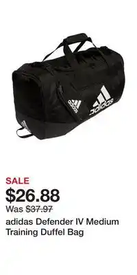 Sport Chek adidas Defender IV Medium Training Duffel Bag offer