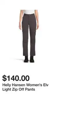 Sport Chek Helly Hansen Women's Elv Light Zip Off Pants offer