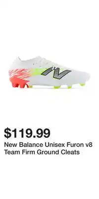 Sport Chek New Balance Unisex Furon v8 Team Firm Ground Cleats offer