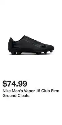 Sport Chek Nike Men's Vapor 16 Club Firm Ground Cleats offer