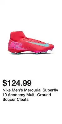 Sport Chek Nike Men's Mercurial Superfly 10 Academy Multi-Ground Soccer Cleats offer