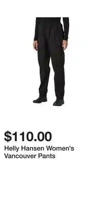 Sport Chek Helly Hansen Women's Vancouver Pants offer
