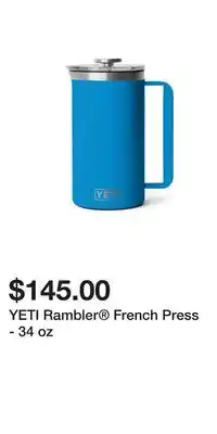 Sport Chek YETI Rambler French Press - 34 oz offer