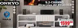 2001 Audio Video ONKYO 9.2-CHANNEL Dirac Live AV RECEIVER offer