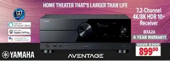 2001 Audio Video 7.2-Channel 4K/8K HDR 10+ Receiver offer