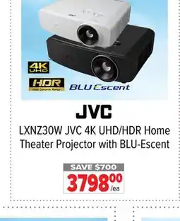 2001 Audio Video LXNZ30W JVC 4K UHD/HDR Home Theater Projector with BLU-Escent offer