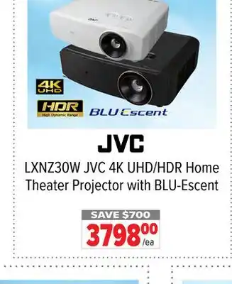2001 Audio Video LXNZ30W JVC 4K UHD/HDR Home Theater Projector with BLU-Escent offer