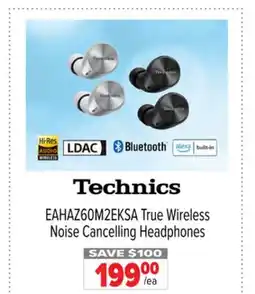 2001 Audio Video EAHAZ60M2EKSA True Wireless Noise Cancelling Headphones offer