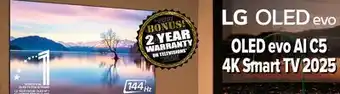 2001 Audio Video LG 55 OLED Evo Ai C5 4K Smart Tv 2025 offer