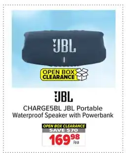 2001 Audio Video CHARGE5BL JBL Portable Waterproof Speaker with Powerbank offer