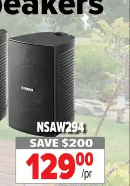 2001 Audio Video NSAW294 YAMAHA Indoor/Outdoor Speakers offer