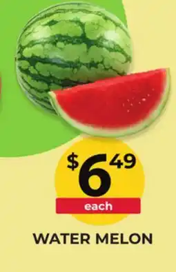 Food World Supermarket WATER MELON offer