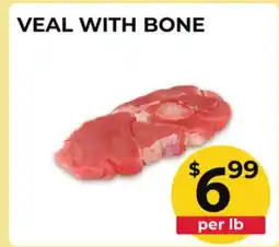 Food World Supermarket VEAL WITH BONE offer