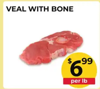 Food World Supermarket VEAL WITH BONE offer