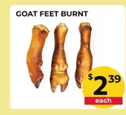Food World Supermarket GOAT FEET BURNT offer