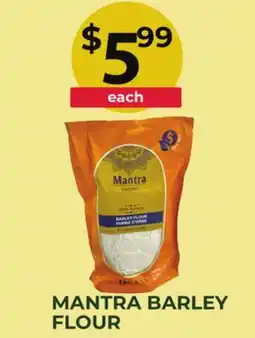 Food World Supermarket MANTRA BARLEY FLOUR offer