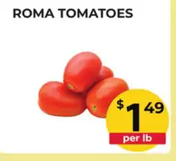 Food World Supermarket ROMA TOMATOES offer