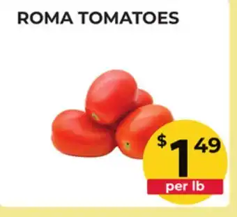 Food World Supermarket ROMA TOMATOES offer