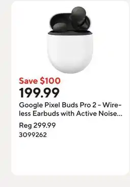 Staples Google Pixel Buds Pro 2 - Wireless Earbuds with Active Noise Cancellation - Hazel offer