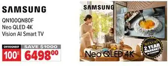 2001 Audio Video QN100QN80F Neo QLED 4K Vision AI Smart TV offer