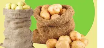 Food World Supermarket YELLOW & WHITE POTATO BAG offer