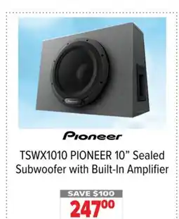 2001 Audio Video TSWX1010 PIONEER 10 Sealed Subwoofer with Built-In Amplifier offer