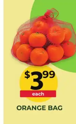 Food World Supermarket ORANGE BAG offer