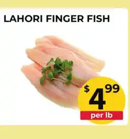 Food World Supermarket LAHORI FINGER FISH offer