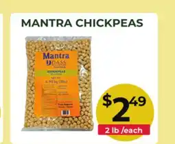 Food World Supermarket MANTRA CHICKPEAS offer