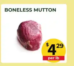 Food World Supermarket BONELESS MUTTON offer