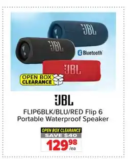 2001 Audio Video FLIP6BLK/BLU/RED Flip 6 Portable Waterproof Speaker offer