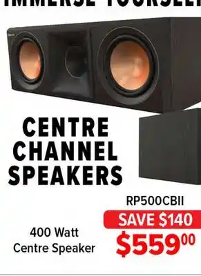 2001 Audio Video CENTRE CHANNEL SPEAKERS offer
