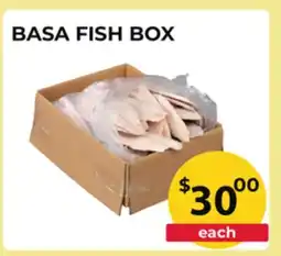 Food World Supermarket BASA FISH BOX offer