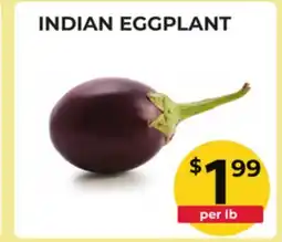 Food World Supermarket INDIAN EGGPLANT offer