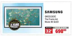 2001 Audio Video QN32LS03C The Frame Art Mode 4K QLED offer