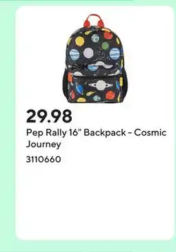 Staples Pep Rally 16 Backpack - Cosmic Journey offer