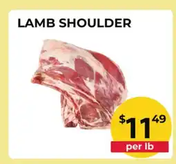 Food World Supermarket LAMB SHOULDER offer