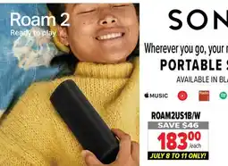 2001 Audio Video SONOS PORTABLE SPEAKERS offer