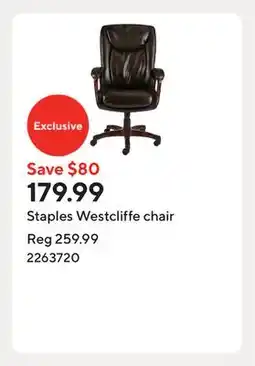 Staples Staples Westcliffe chair offer