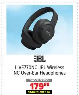 2001 Audio Video LIVE770NC JBL Wireless NC Over-Ear Headphones offer